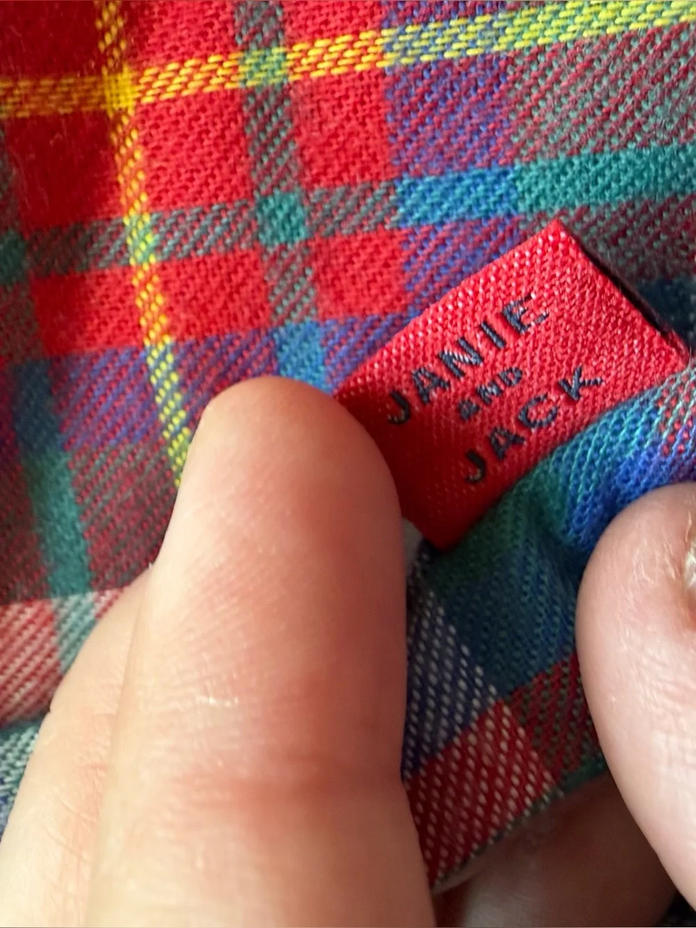 Janie & Jack | EUC - Tartan Holiday Flannel PJ Set | Size 3